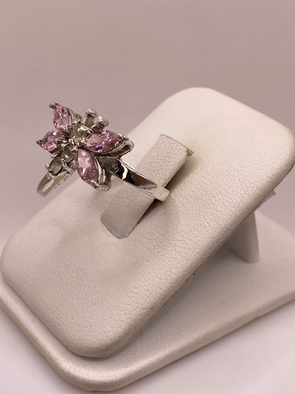 Anillo Tipo Libélula con Zirconia en Plata Ley 925