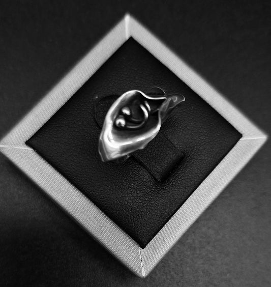 ANILLO ALCATRAZ EN PLATA LEY 925