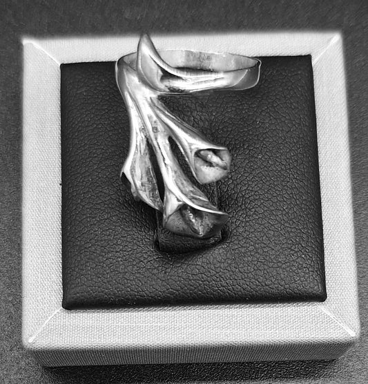 ANILLO ALCATRAZ  EN  PLATA LEY 925