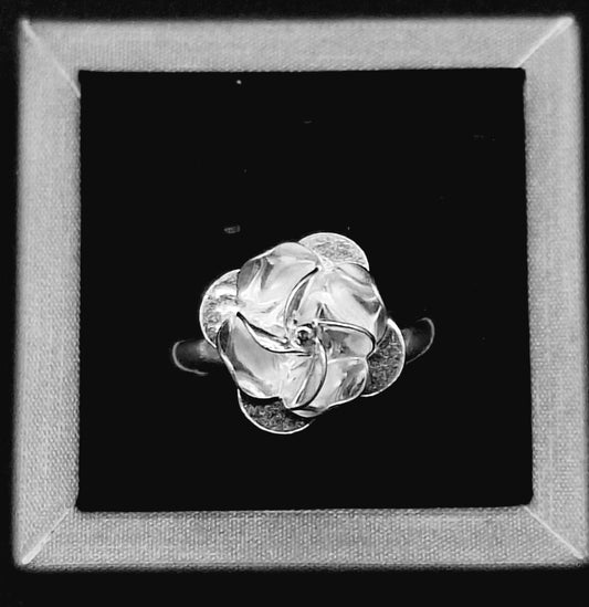 ANILLO PLATA LEY 925 , ROSA