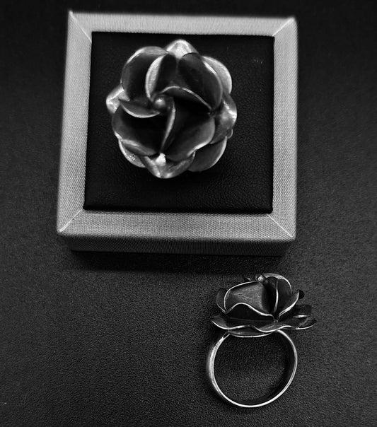 ANILLO PLATA LEY 925 , ROSA