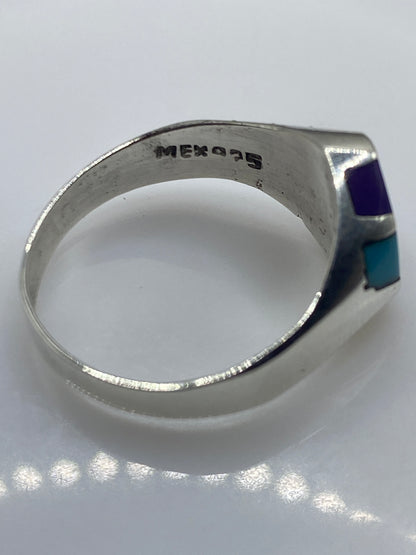 Anillo de Plata con Turquesa Azul Cielo — Minimalista — foto 5