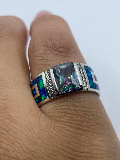 Cierre de anillo con sello 950 MEXICO grabado en la cara interna de la banda de plata