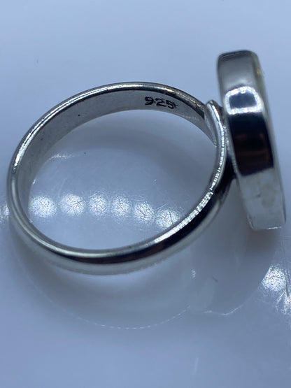 Anillo de Plata Ópalo de Fuego Ajustable — Solitario Taxco — foto 5