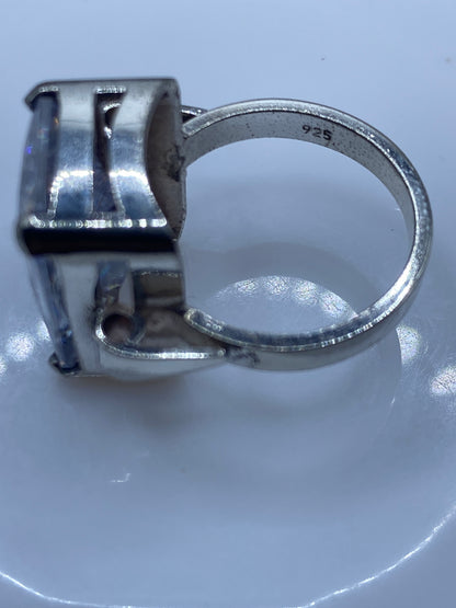 Anillo Solitario Plata .925 Circonia Cristalina — Coctel — foto 5
