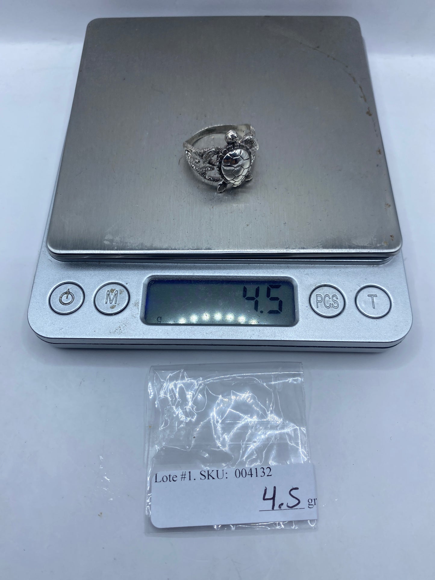 Anillo de Plata .950 Tortugas Prehispánicas — Protección Étnicos — foto 6