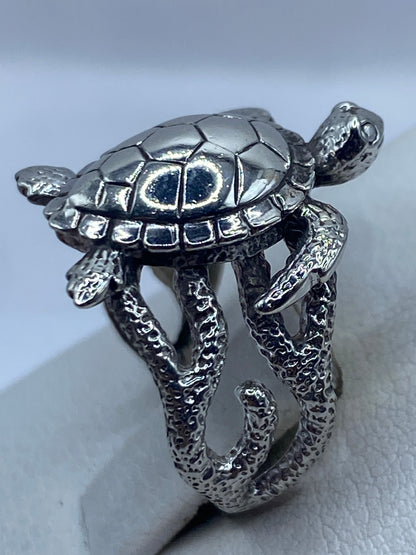 Detalle del caparazón y patas de la tortuga en plata pura de Taxco