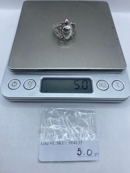 Anillo Tortuga de Plata .950 — Símbolo Prehispánico — foto 6