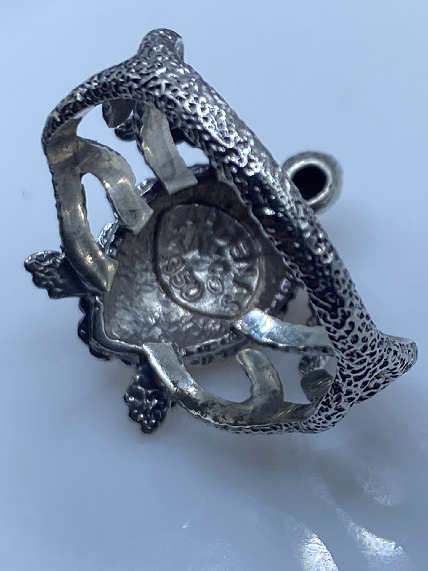 Anillo Tortuga Plata .950 — Diseño Étnico Artesanal — foto 5