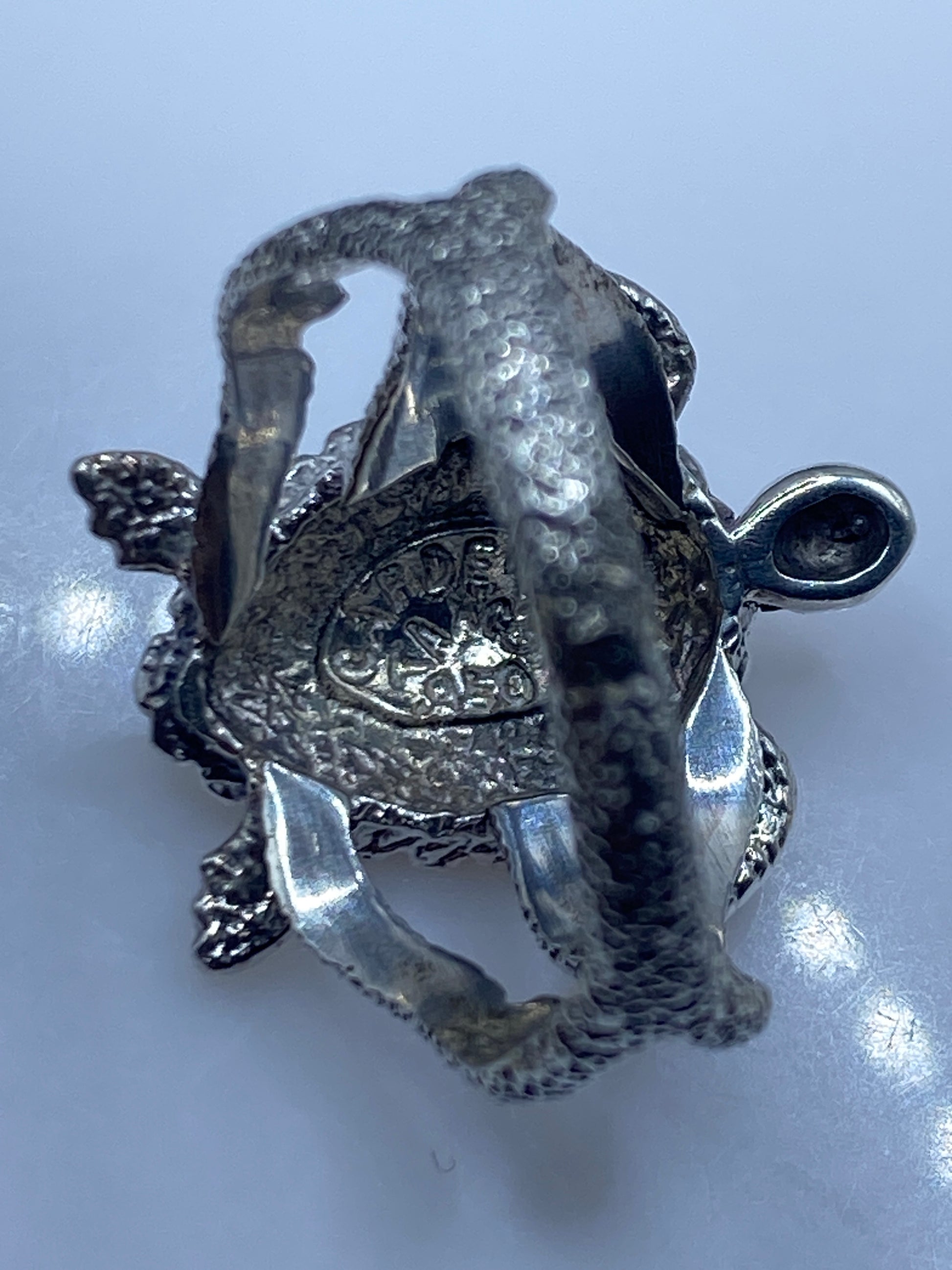 Anillo Plata .950 Tortuga Sagrada — Diseño Prehispánico — foto 5
