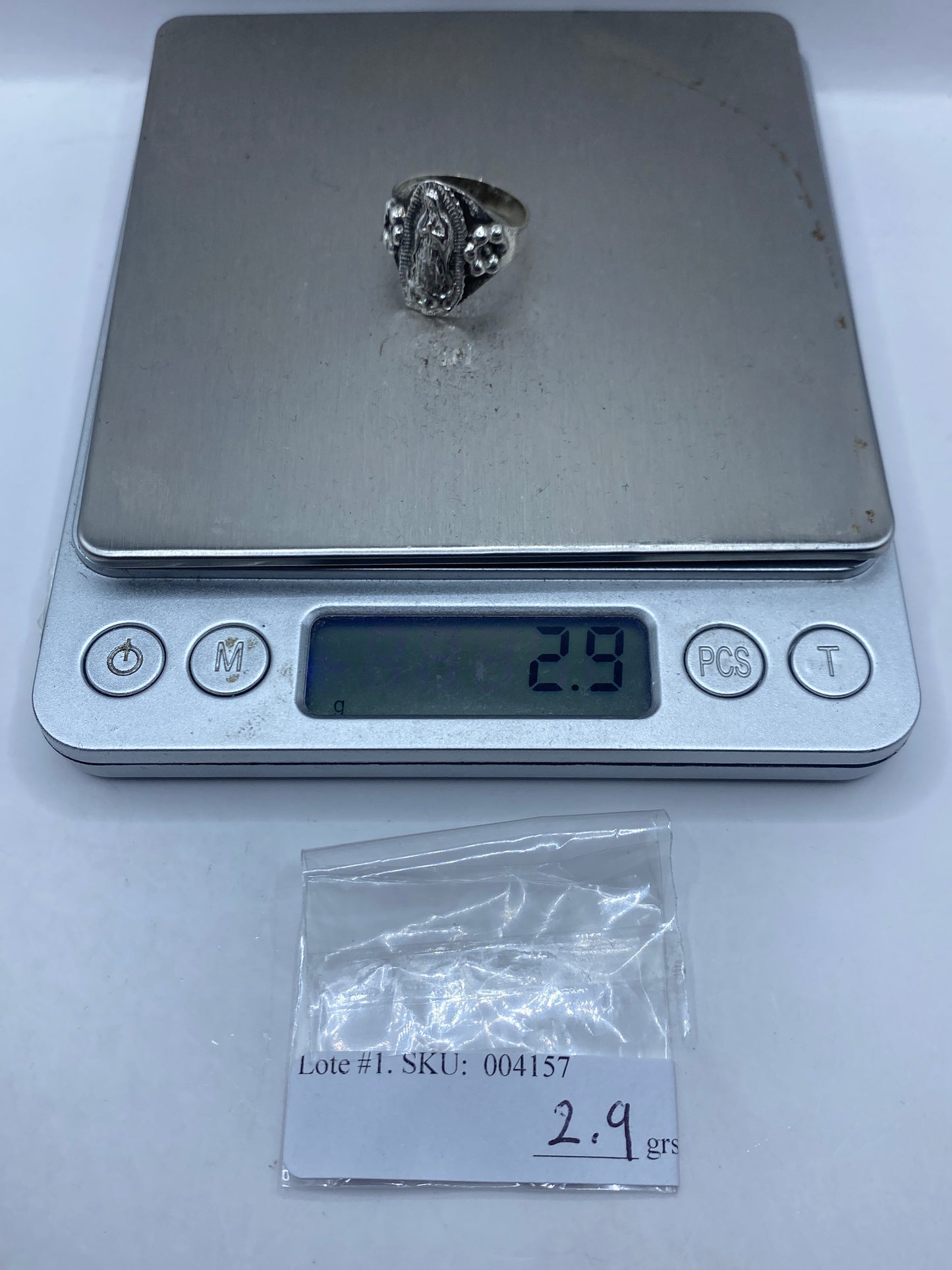 Anillo de Plata Virgen de Guadalupe — Devoción Religiosa — foto 5