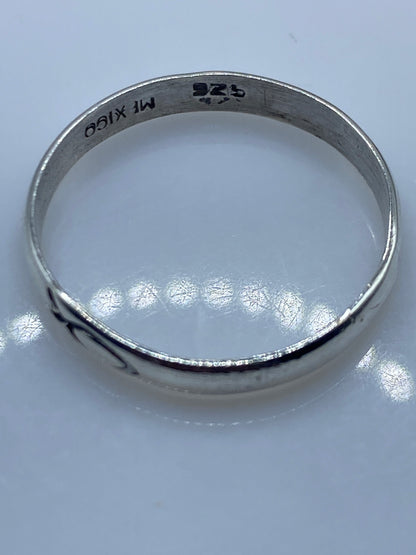 Anillo de Plata Banda Pulida Minimalista — Uso Diario — foto 5