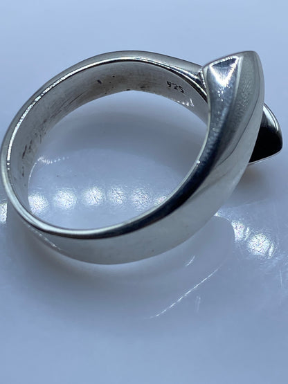 Anillo de Plata Ajustable Geométrico Moderno — foto 5