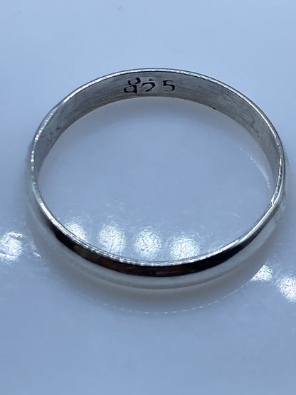 Anillo de Plata Banda Minimalista Pulida — Unisex — foto 5