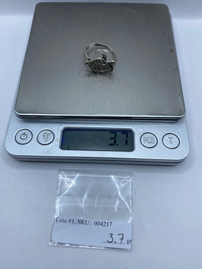 Anillo Plata Tortuga Marina — Diseño Étnico Taxco .925 — foto 6