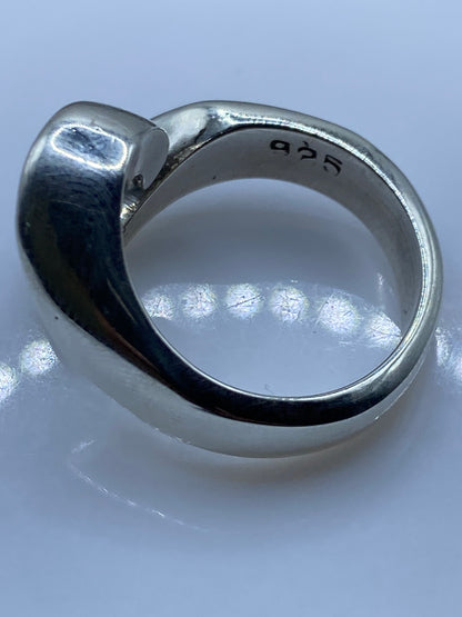 Anillo de Plata Formas Fluidas — Diseño Moderno Taxco — foto 5