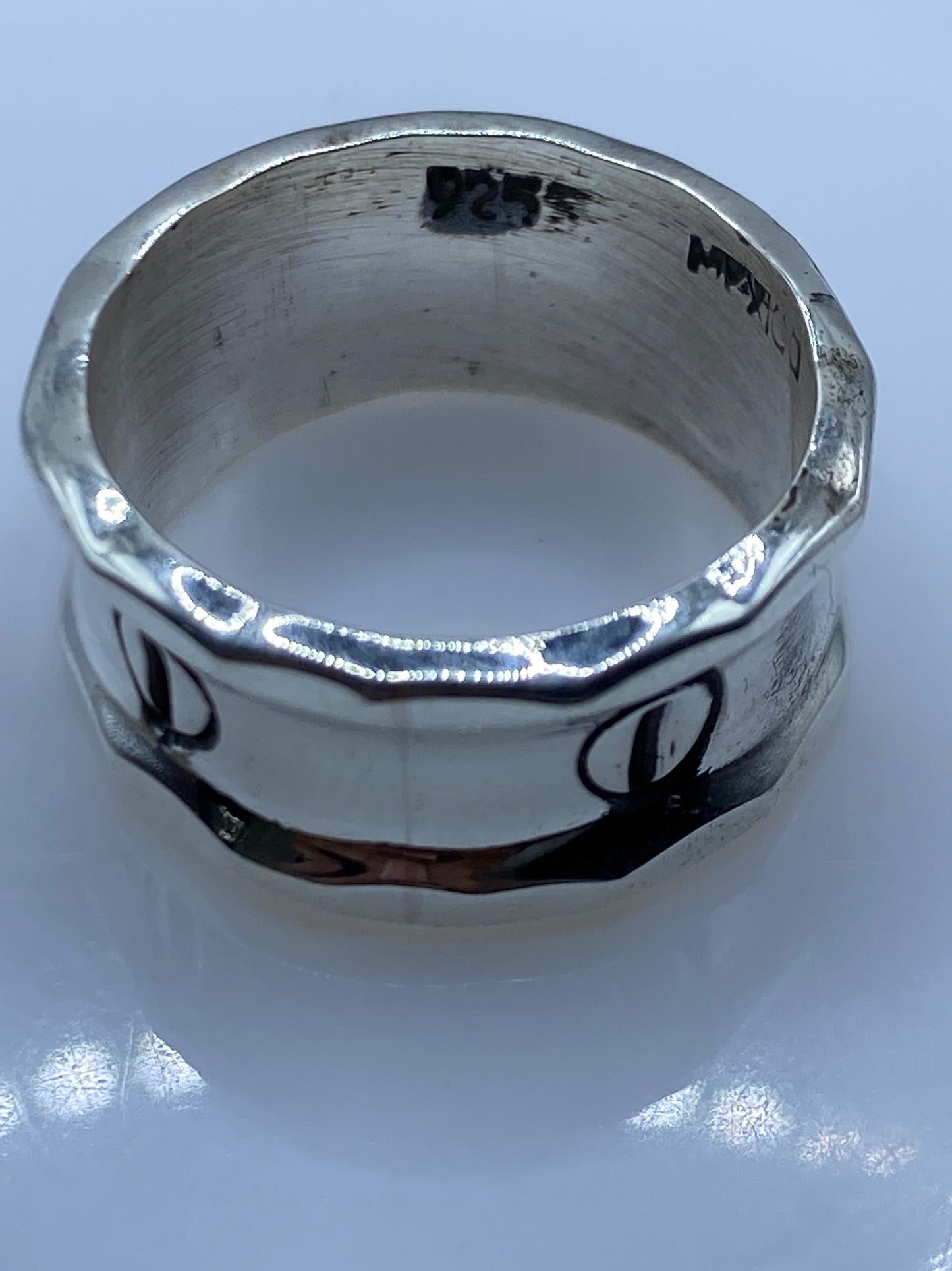 Anillo de Plata .925 Minimalista Sello — Unisex — foto 5