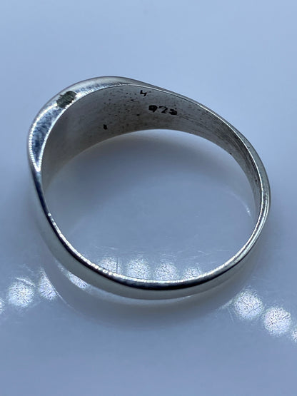 Anillo de Plata Pulido Sello — Minimalista Unisex — foto 5