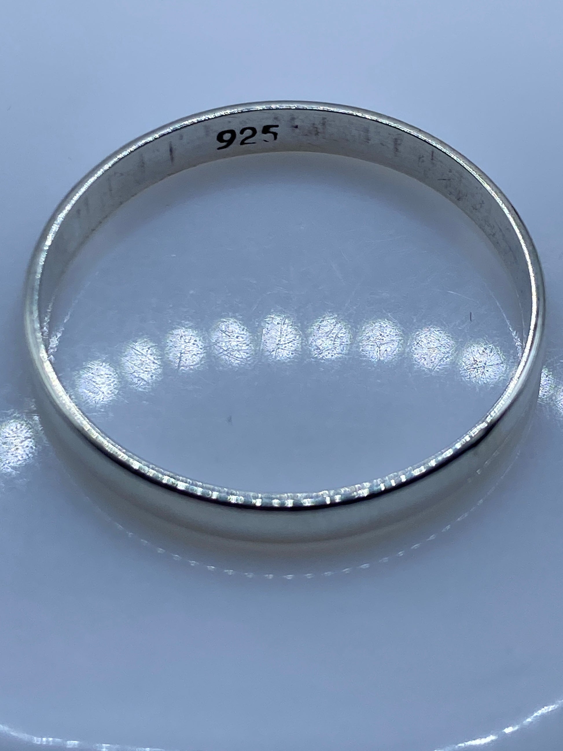 Anillo de Plata Banda Pulida Minimalista — Uso Diario — foto 5