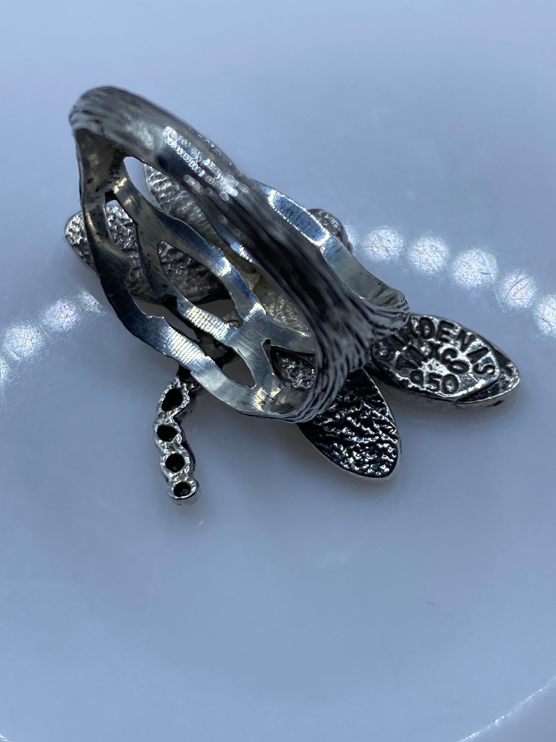 Anillo de Plata Libélula Celta — Grabado Étnico .925 — foto 5