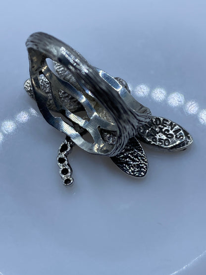 Anillo de Plata Libélula Celta — Grabado Étnico .925 — foto 5