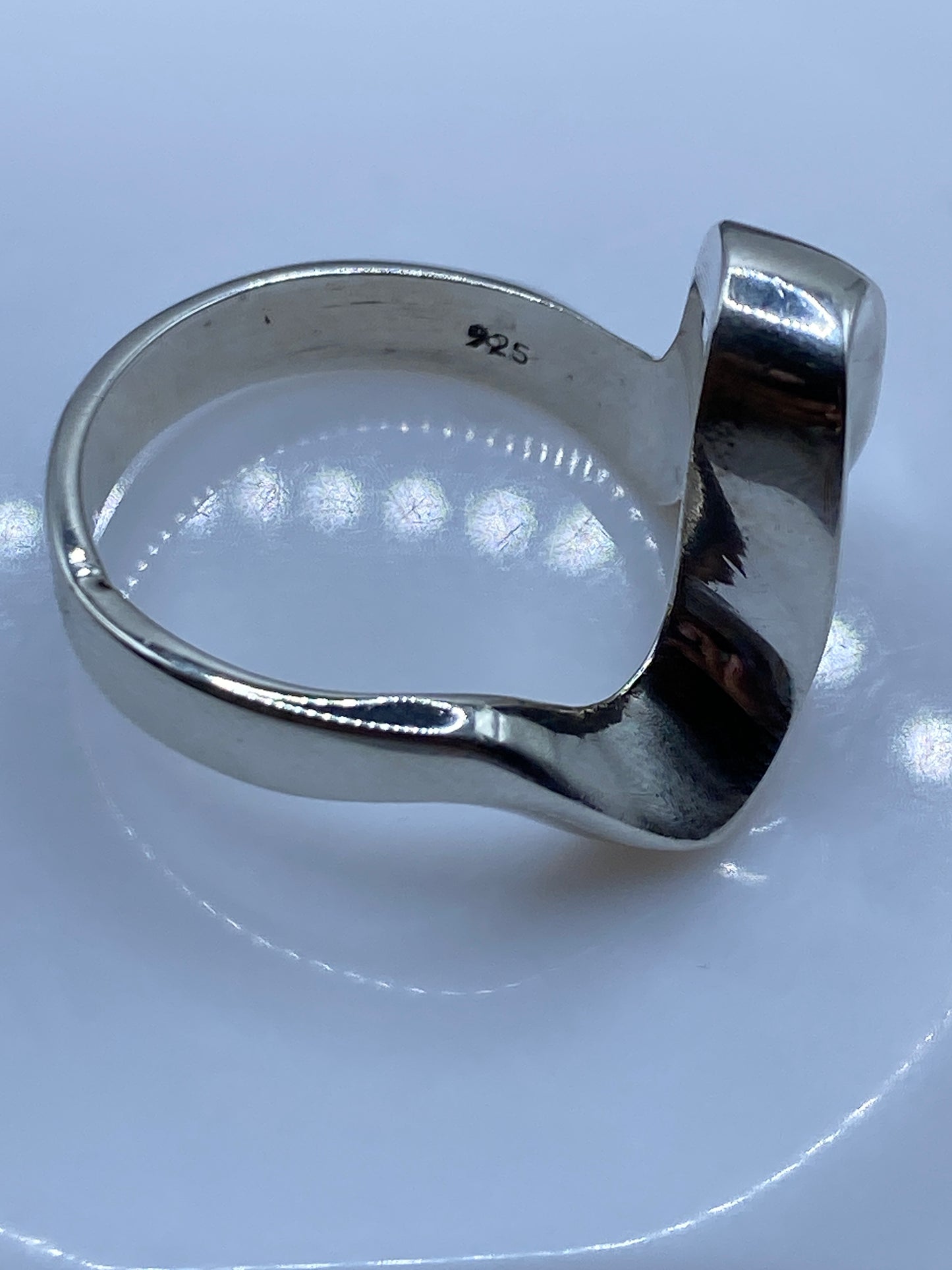 Anillo de Plata Fluido Moderno — Talla 9 — foto 5