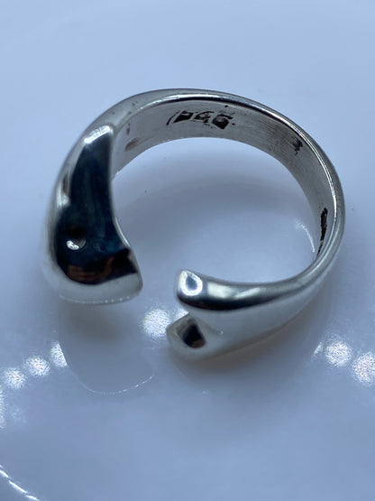 Anillo de Plata Pájaro Minimalista — Diseño Escultórico — foto 5