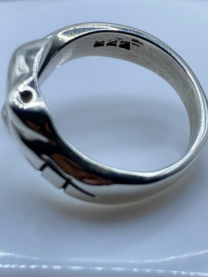 Anillo Ajustable Plata .925 Pulido Minimalista — foto 5