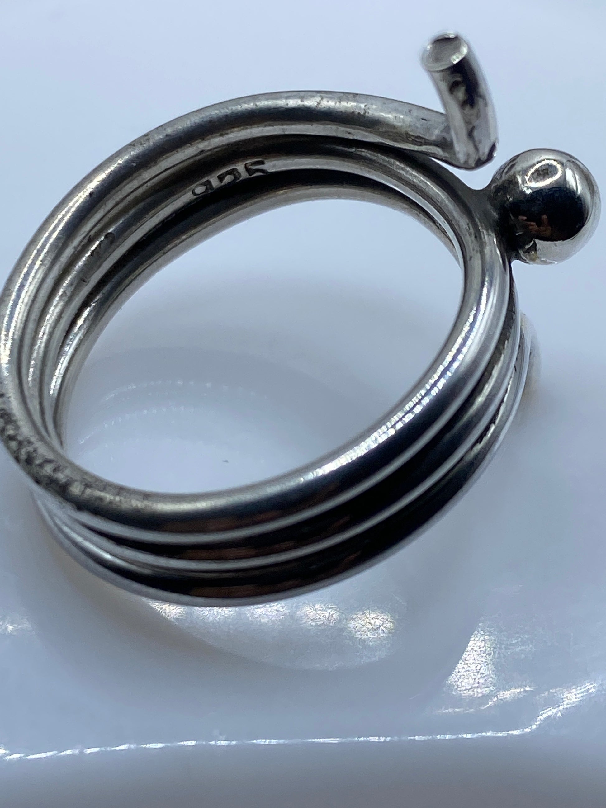Anillo Giratorio de Plata .925 — Movimiento Relajante — foto 5