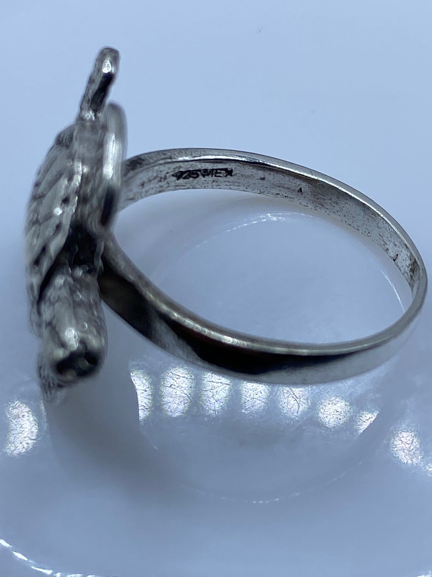 Anillo de Plata Tortuga Marina en Relieve — Etnico Taxco — foto 5