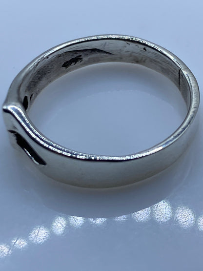 Anillo de Plata Geométrico Minimalista — Líneas Limpias — foto 5
