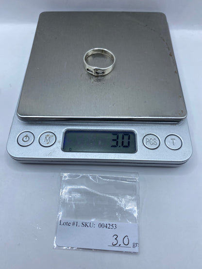 Anillo de Plata Geométrico Minimalista — Líneas Limpias — foto 6