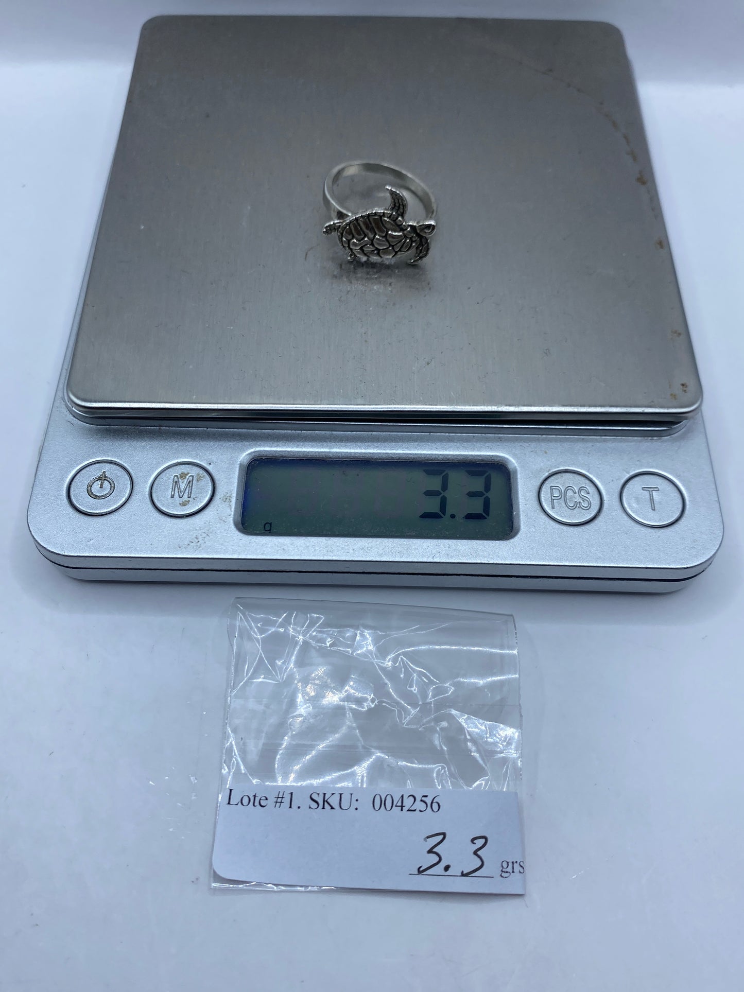 Anillo de Plata Tortuga Marina — Diseño Naturaleza — foto 6
