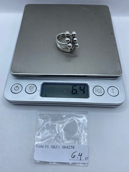 Anillo de Plata Banda Brillante Minimalista — Uso Diario — foto 6