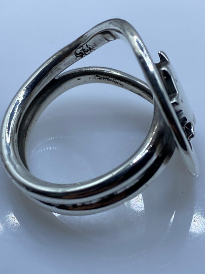 Anillo de Plata Sello Geométrico Minimalista — .925 — foto 5