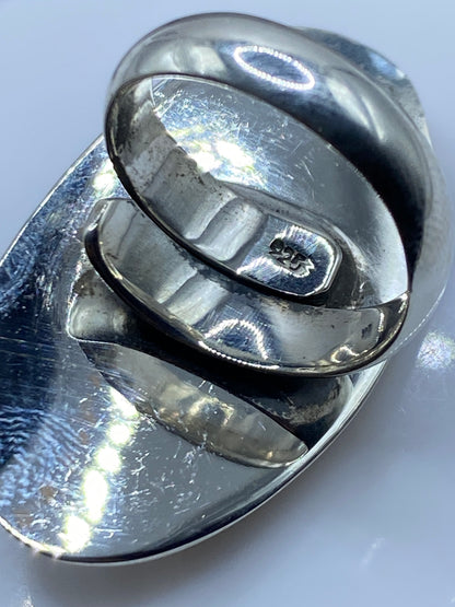 Anillo Plata Ajustable Espiral Étnico — Taxco .925 — foto 5