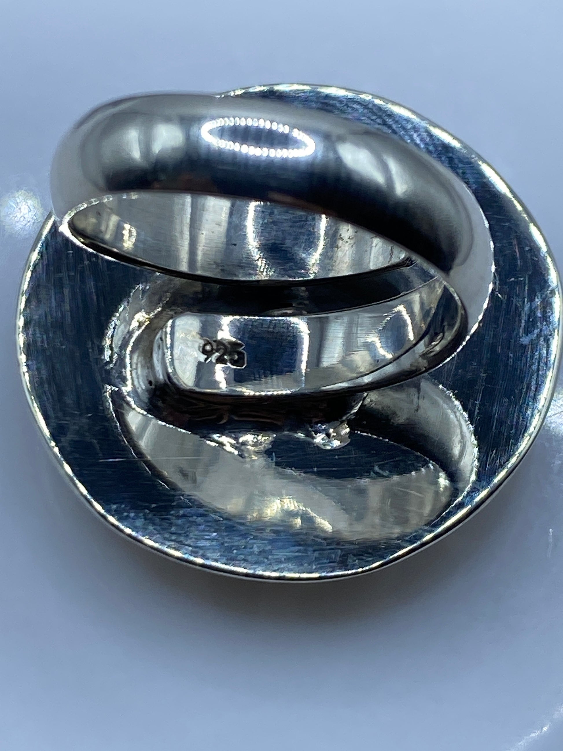 Anillo Plata Calado Ajustable — Diseño Étnico — foto 5