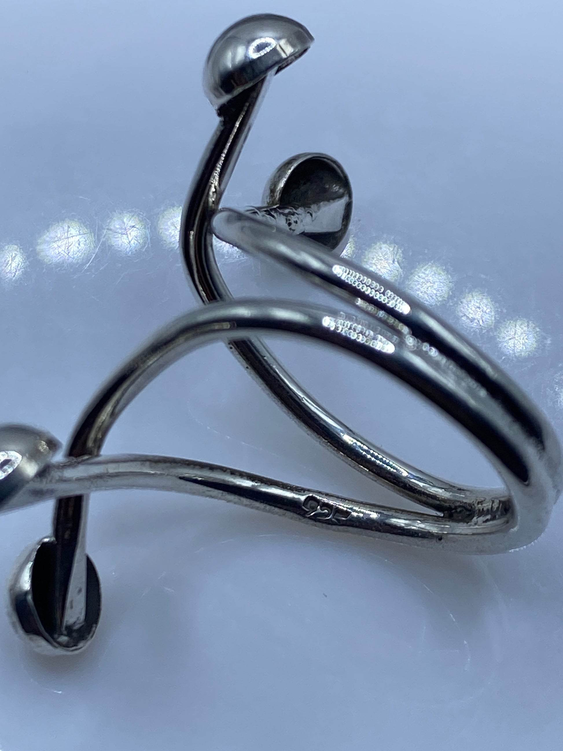 Anillo Ajustable Plata Eslabones Taxco .925 — foto 5