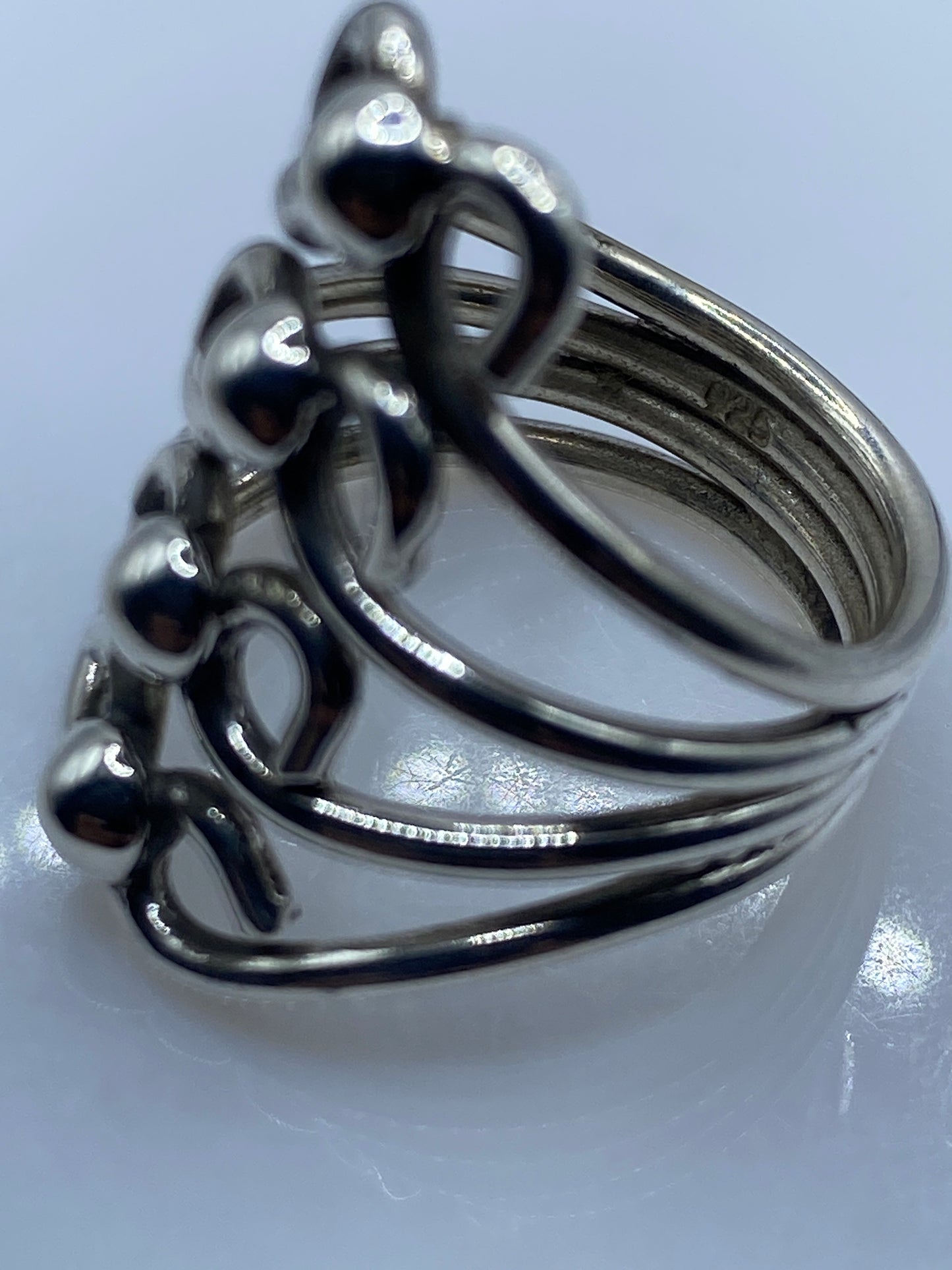 Anillo de Plata Calado Geométrico — Taxco .925 — foto 5