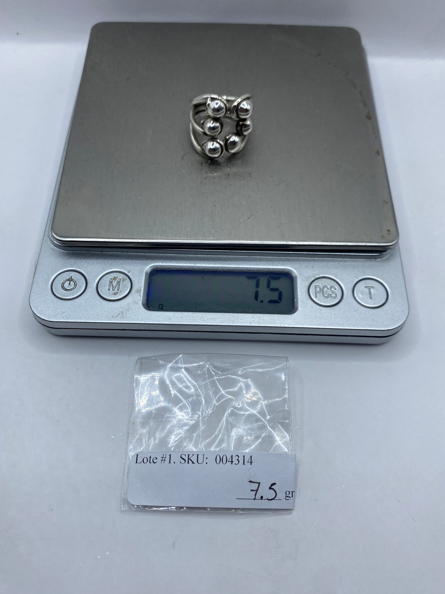 Anillo de Plata Calado con Esferas — Taxco .925 — foto 6