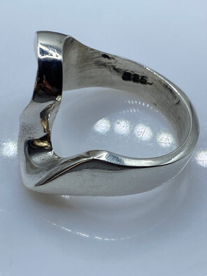 Anillo de Plata Cartoneado Moderno — Taxco .925 — foto 5