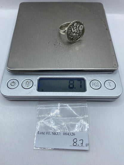 Anillo Ajustable Prehispánico Plata .925 — Taxco — foto 6