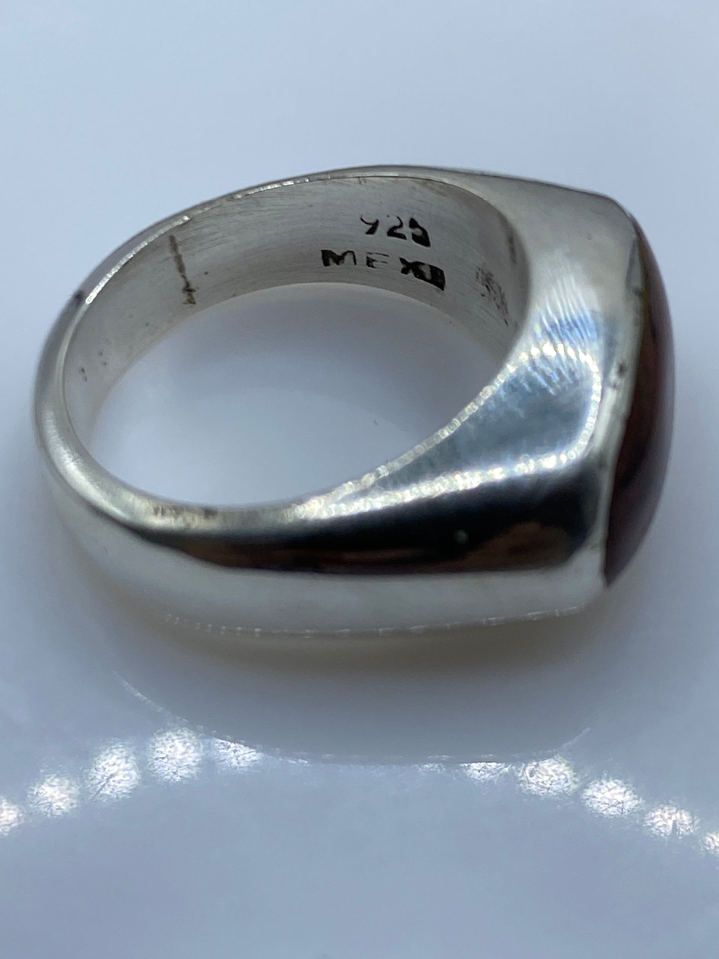 Anillo de Plata con Piedra Cafe — Taxco .925 — foto 5
