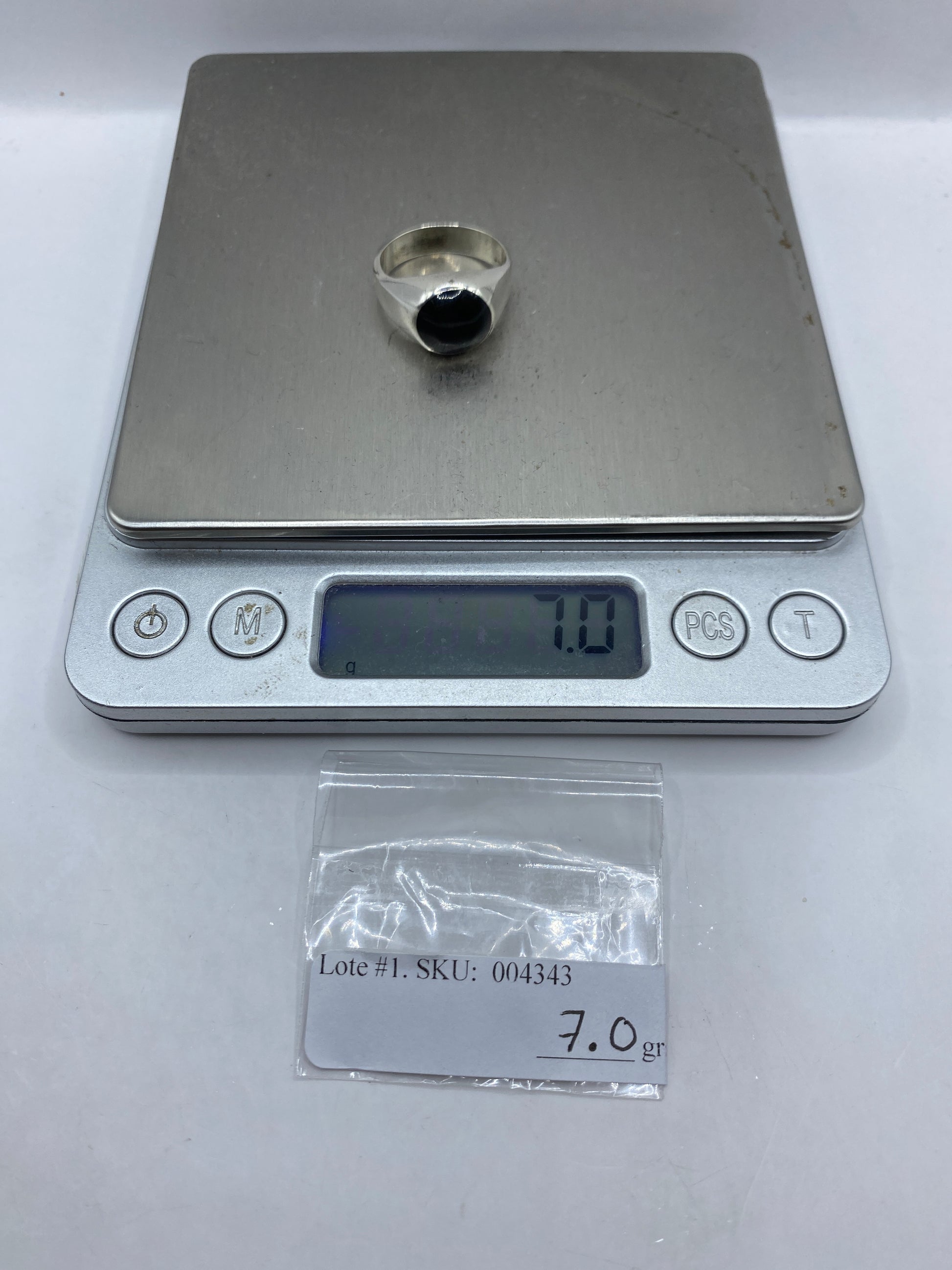 Anillo de Plata con Ónix Negro — Taxco .925 — foto 6