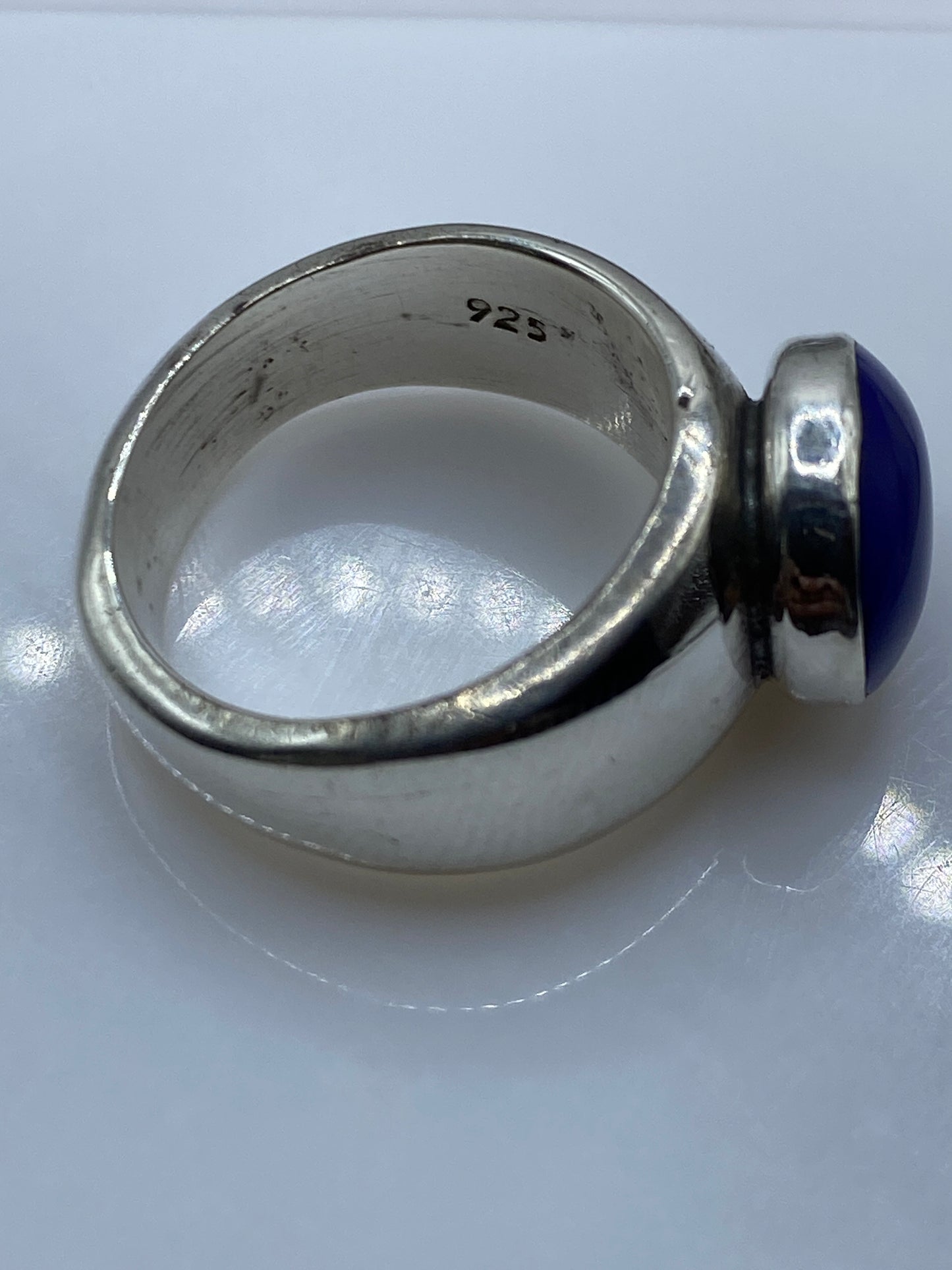 Anillo de Plata .925 Solitario con Piedra Azul — Taxco — foto 5