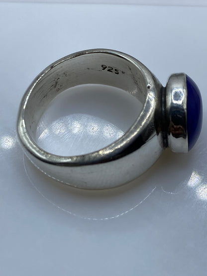 Anillo de Plata .925 Solitario con Piedra Azul — Taxco — foto 5