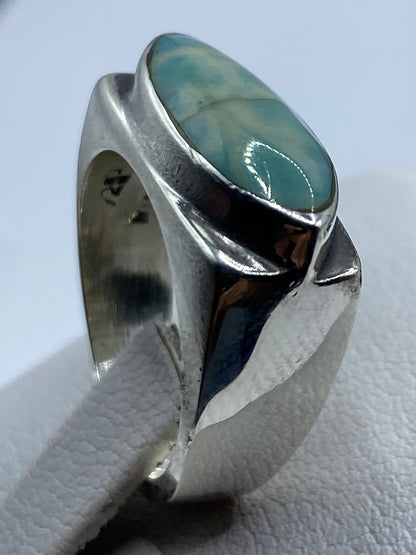 Interior del anillo con marca de ley .925 grabada