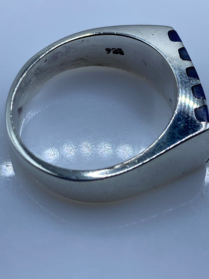 Anillo de Plata con Lapislázuli Azul — Taxco .925 — foto 5