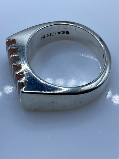 Anillo de Plata con Coral Engastado — Taxco .925 — foto 5