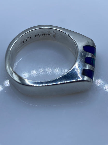 Anillo de Plata con Piedra Azul — Taxco .925 — foto 5